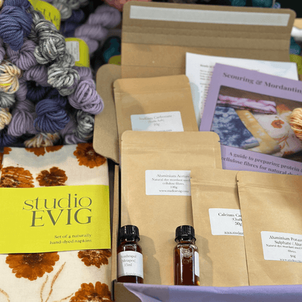 Scouring & Mordanting Kit – For Cellulose & Protein Fibres (Cotton, Linen, Hemp & Silk) - UK delivery only)