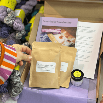 Scouring & Mordanting Kit for Yarn – Natural Dye Prep for Protein Fibres like Wool/Alpaca (UK delivery only)